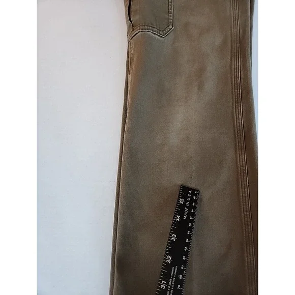 Duluth Trading Cargo‎ Pant Curvesetter Canvas Utility Casual Brown Womens 8x31 - Picture 12 of 16